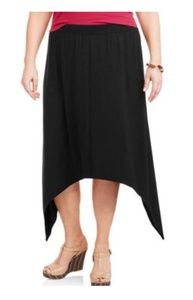 NWT Faded glory sharkbite hem skirt (3X) 22W-24W